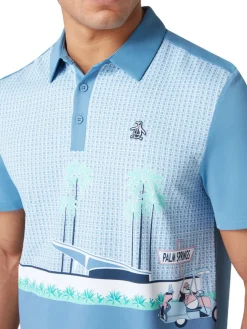 Original Penguin Shirts|Palm Springs Block Polo - Quiet Harbour