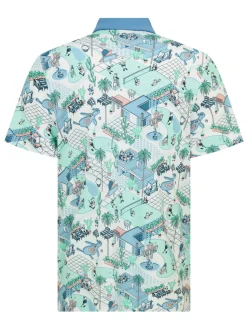 Original Penguin Shirts|Palm Spring Polo - Bright White