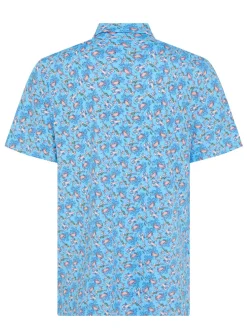 Original Penguin Shirts|Pete N' The Ocean Polo - Blue Grotto