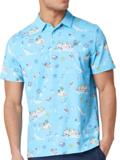 Original Penguin Shirts|Pete N' The Boat Polo - Blue Grotto