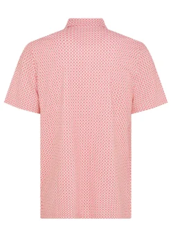 Original Penguin Shirts|Pete's Bowtie Micro Print Polo - Murex Shell