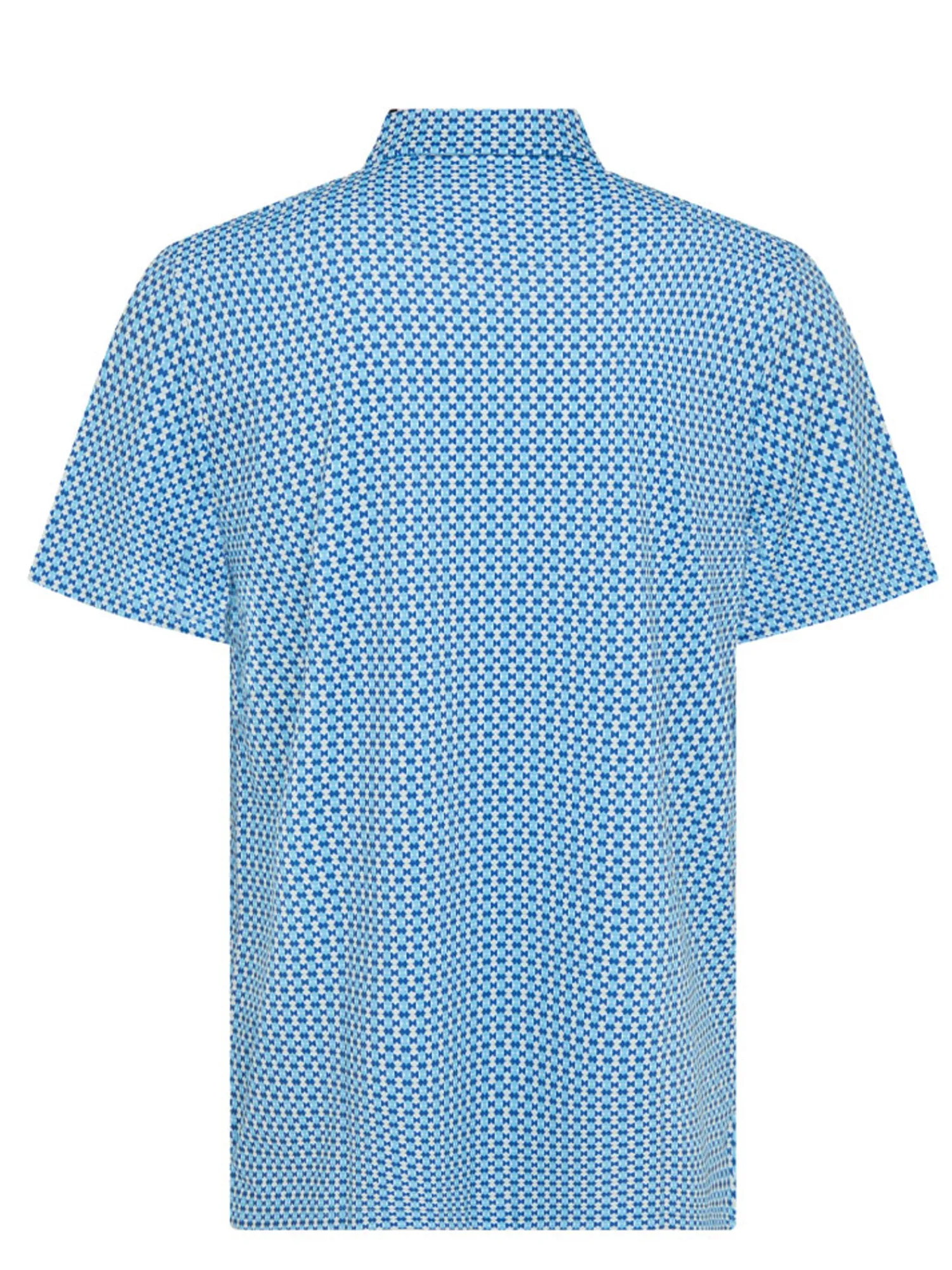 Original Penguin Shirts|Pete's Bowtie Micro Print Polo - Blue Grotto