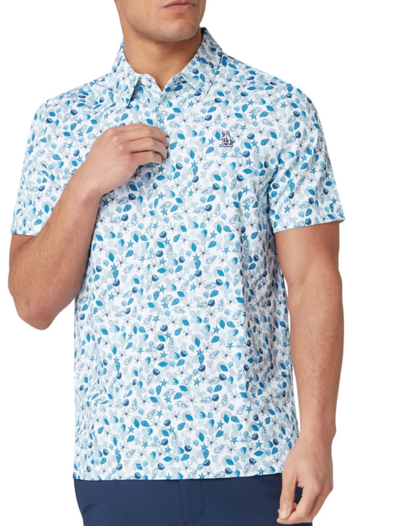 Original Penguin Shirts|Pete's Coconut Caddy Polo - Bright White