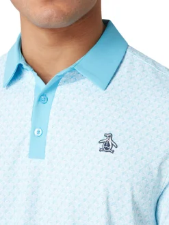 Original Penguin Shirts|Pete's Tee Time Polo - Blue Grotto