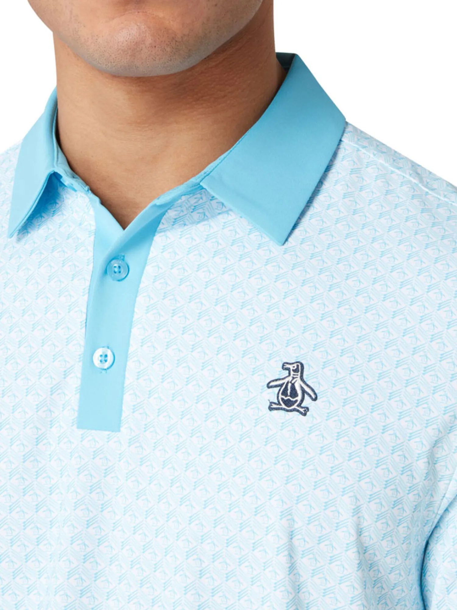 Original Penguin Shirts|Pete's Tee Time Polo - Blue Grotto