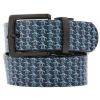 Original Penguin Belts|Reversible All Over Pete Printed Belt - Black Iris
