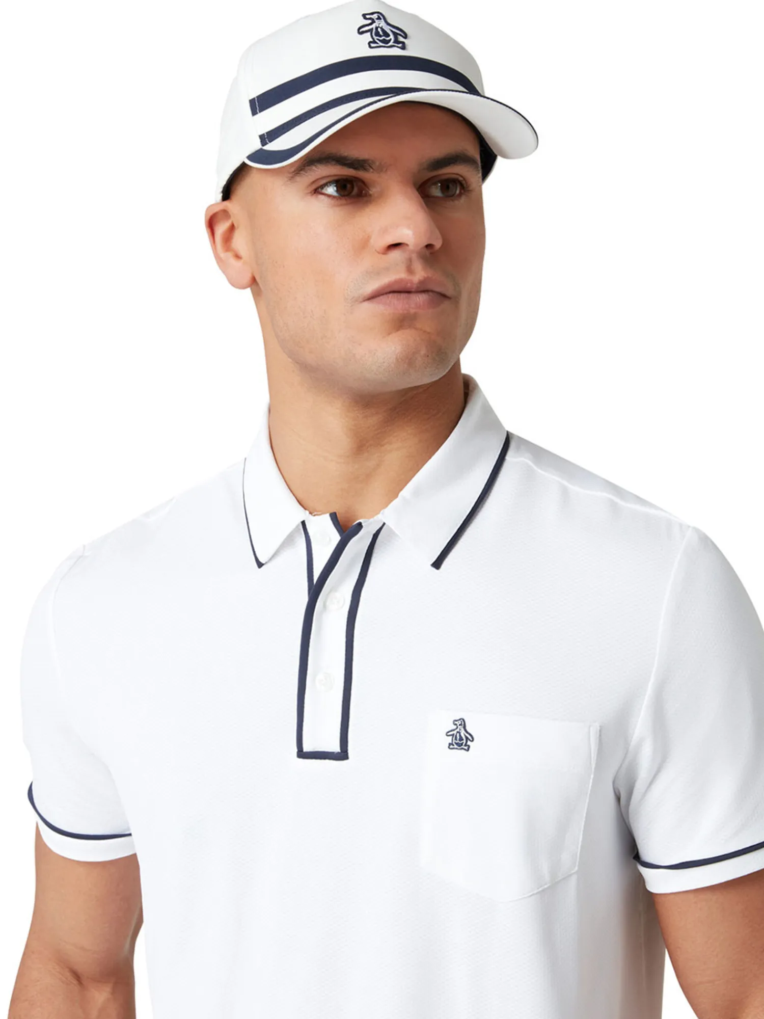 Original Penguin Shirts|The Technical Earl Polo - Bright White