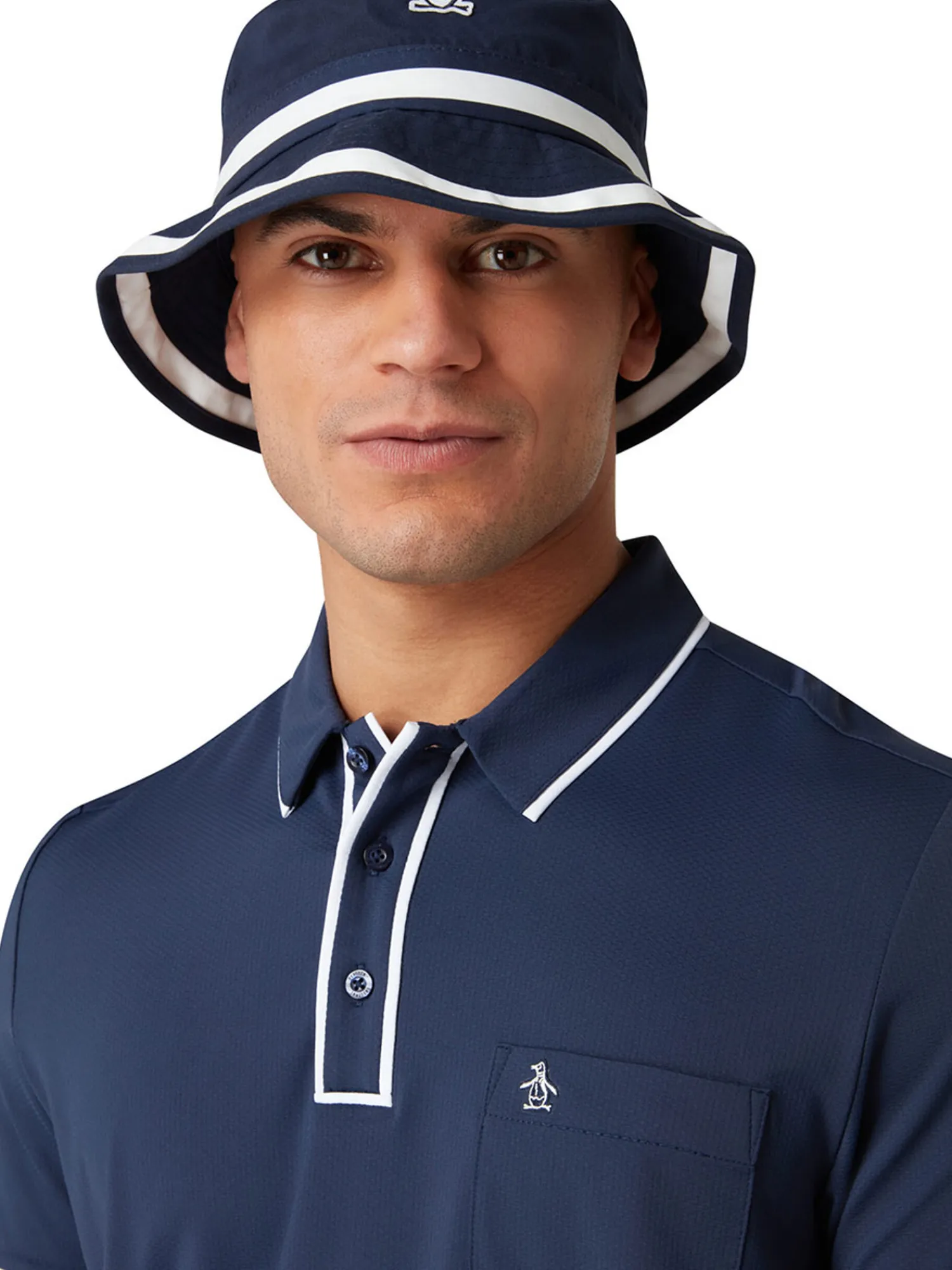 Original Penguin Shirts|The Technical Earl Polo - Black Iris