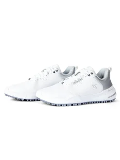 Payntr Golf Mens Golf Shoes|X 003 F Golf Shoes - White/Silver/Grey