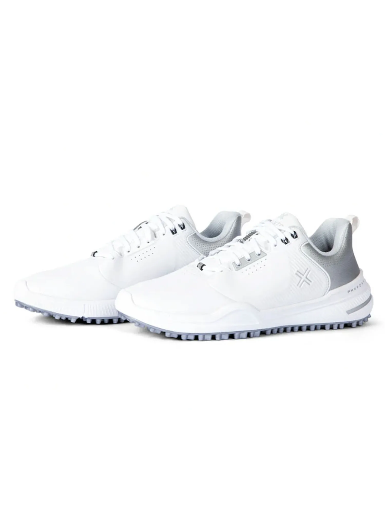 Payntr Golf Mens Golf Shoes|X 003 F Golf Shoes - White/Silver/Grey