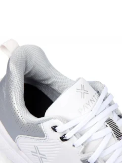 Payntr Golf Mens Golf Shoes|X 003 F Golf Shoes - White/Silver/Grey