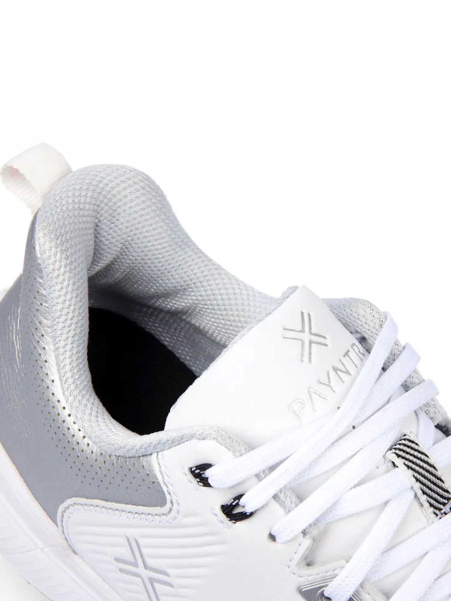 Payntr Golf Mens Golf Shoes|X 003 F Golf Shoes - White/Silver/Grey