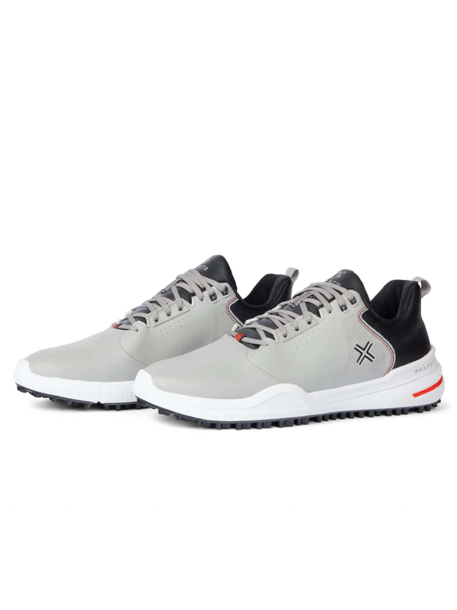 Payntr Golf Mens Golf Shoes|X 003 F Golf Shoes - Grey/Black/Black