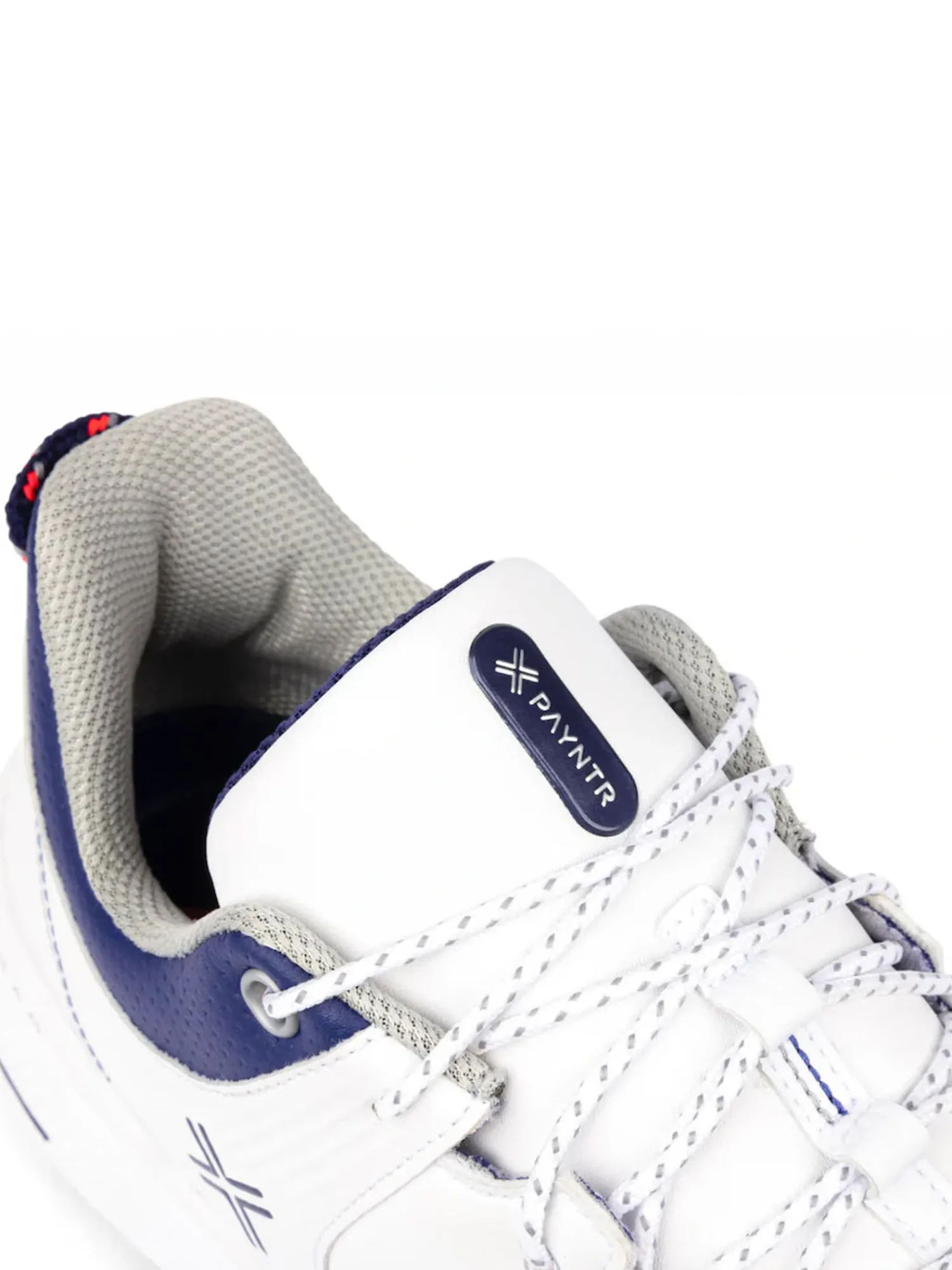 Payntr Golf Mens Golf Shoes|X 001 F Golf Shoes - White/Electric Red/Navy