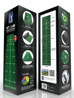 PGA Tour Training Aids|8ft Putting Mat - Green