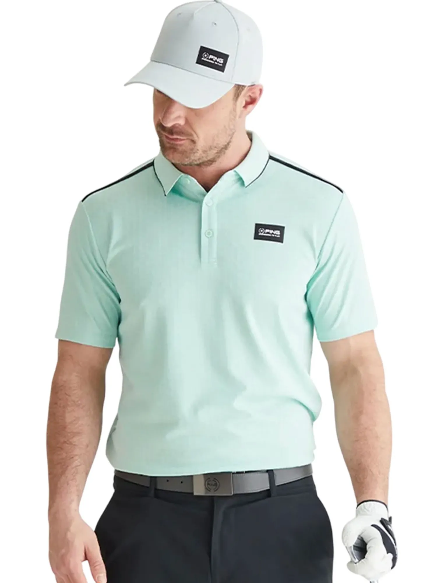 PING Shirts|Corby Polo - Misty Green