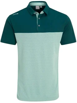 PING Shirts|Hall Polo - Forest/Misty Green