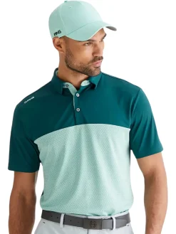 PING Shirts|Hall Polo - Forest/Misty Green