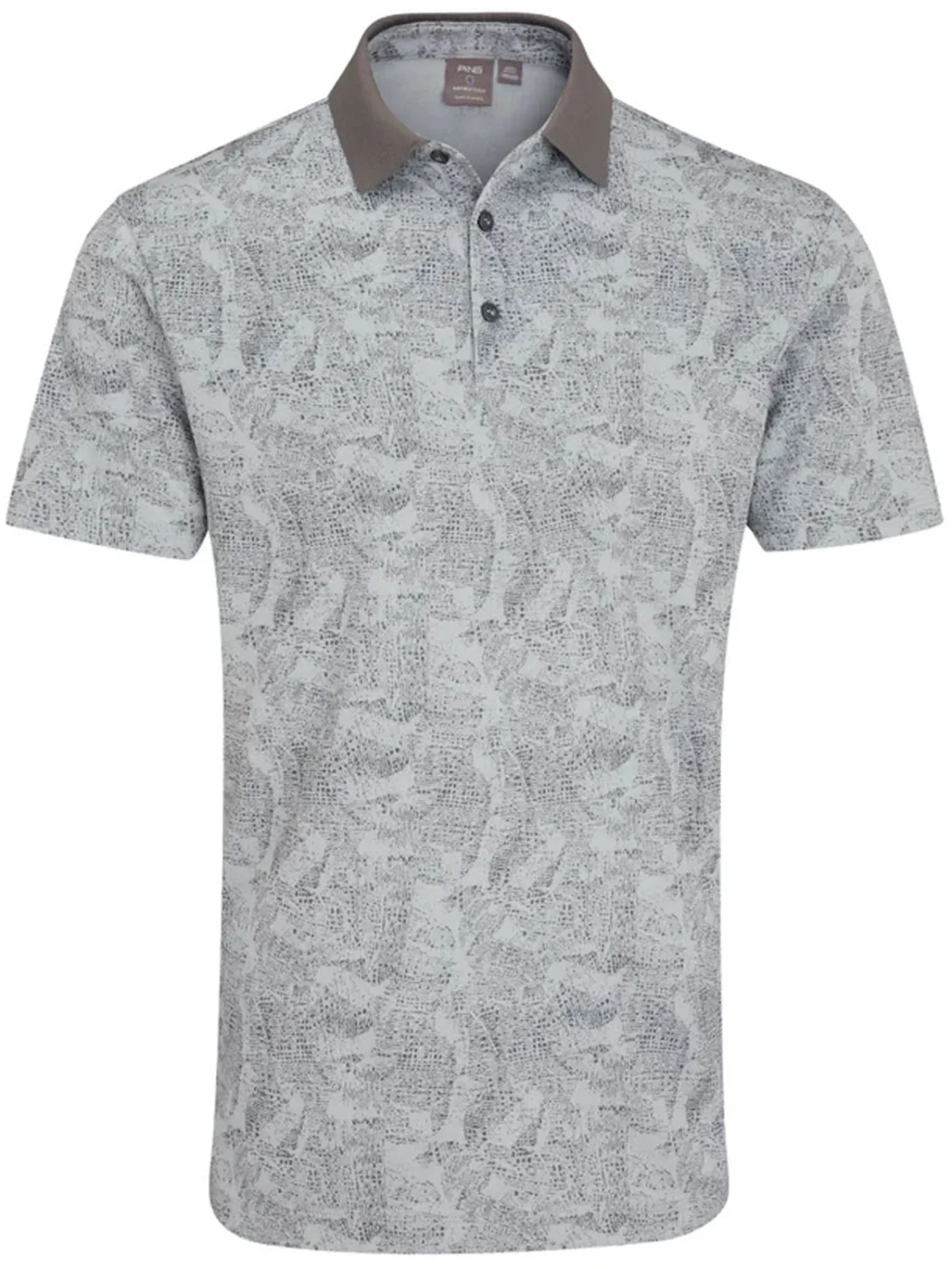 PING Shirts|Jared Polo - Pearl Grey/Rock