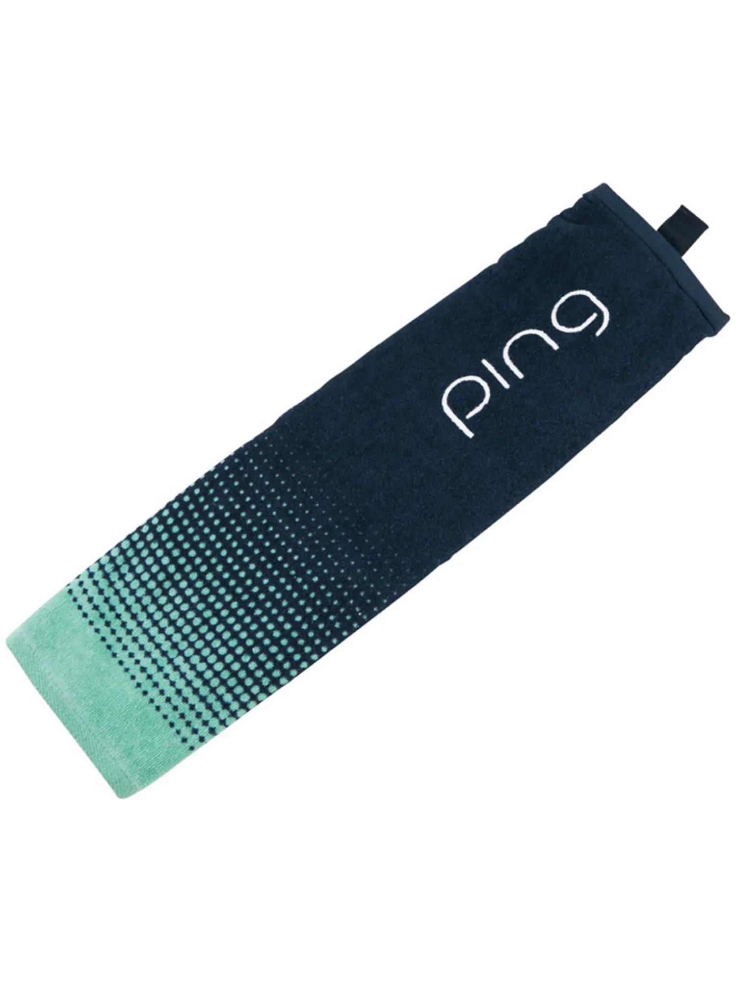 PING Towels|Ladies Trifold Towel - Navy/Mint