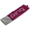 PING Towels|Ladies Trifold Towel - Garnet/Grey