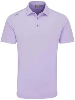 PING Shirts|Lindum Tailored Fit Polo - Purple Ash