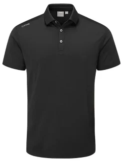 PING Shirts|Lindum Tailored Fit Polo - Black