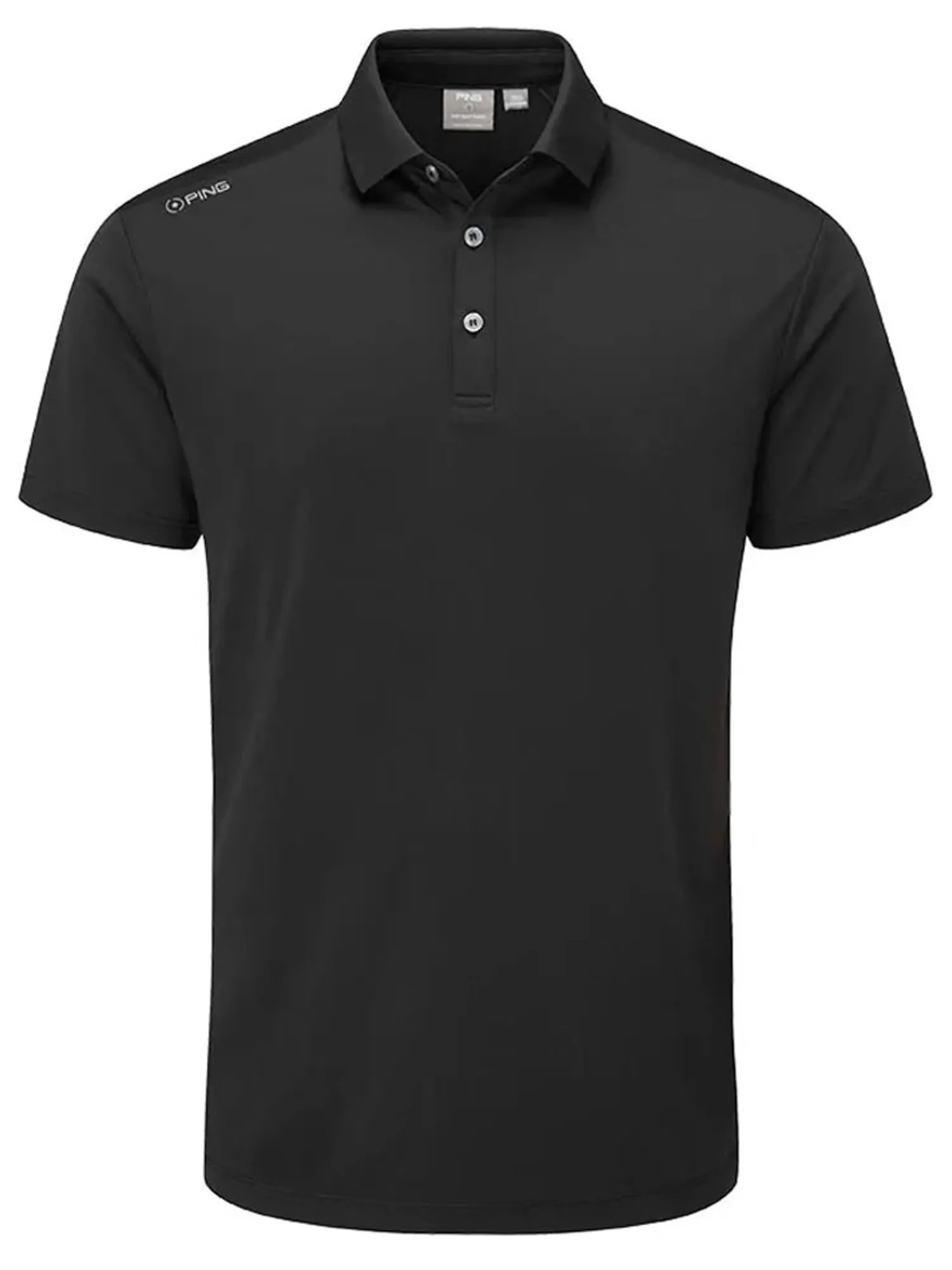 PING Shirts|Lindum Tailored Fit Polo - Black