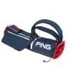 PING Range Bags|Clearance Bags|Moonlite 201 Carry Bag - Navy/White/Scarlet