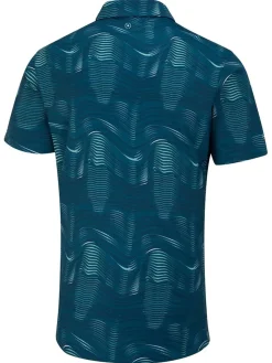 PING Shirts|Optic Groove Polo - Forest Multi