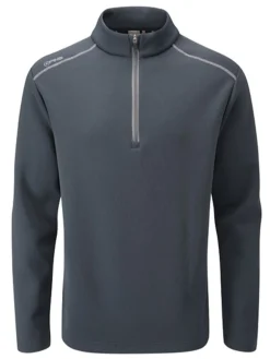 PING Jumpers|Ramsey 1/2 Zip Ribbed Fleece - Navy