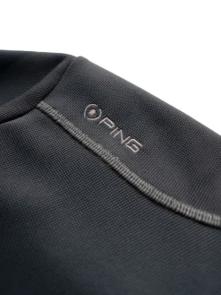 PING Jumpers|Ramsey 1/2 Zip Ribbed Fleece - Navy