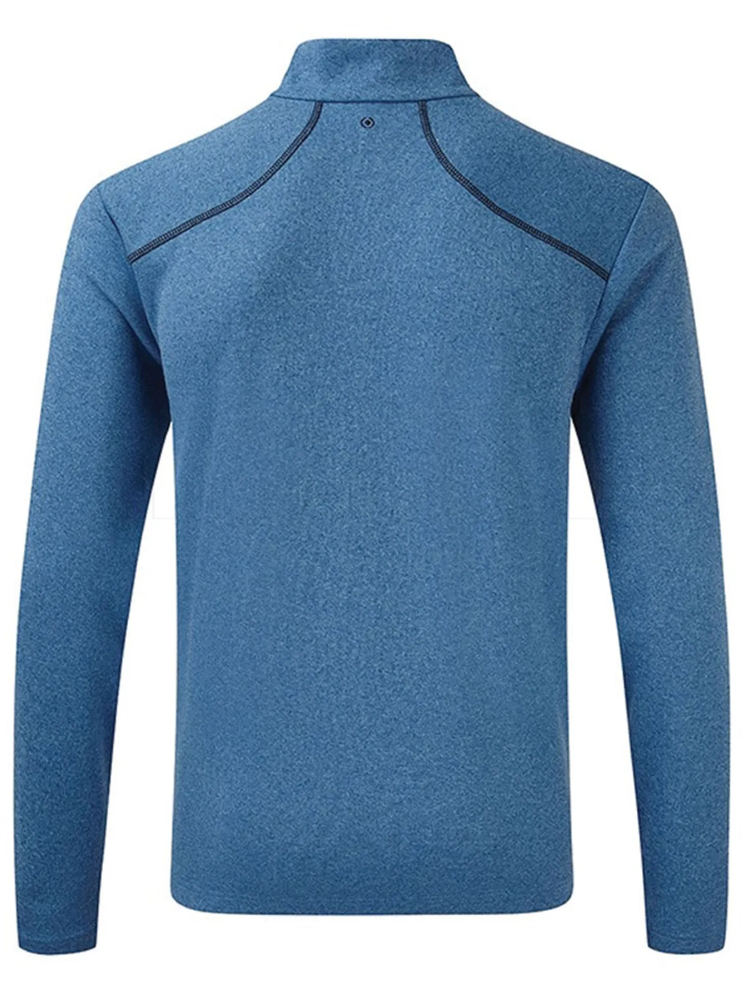 PING Jumpers|Ramsey 1/2 Zip Ribbed Fleece - Snorkel Blue Marl