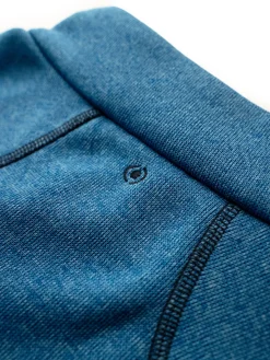 PING Jumpers|Ramsey 1/2 Zip Ribbed Fleece - Snorkel Blue Marl