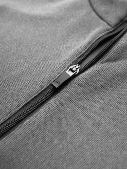 PING Jumpers|Ramsey 1/2 Zip Ribbed Fleece - Ash Marl