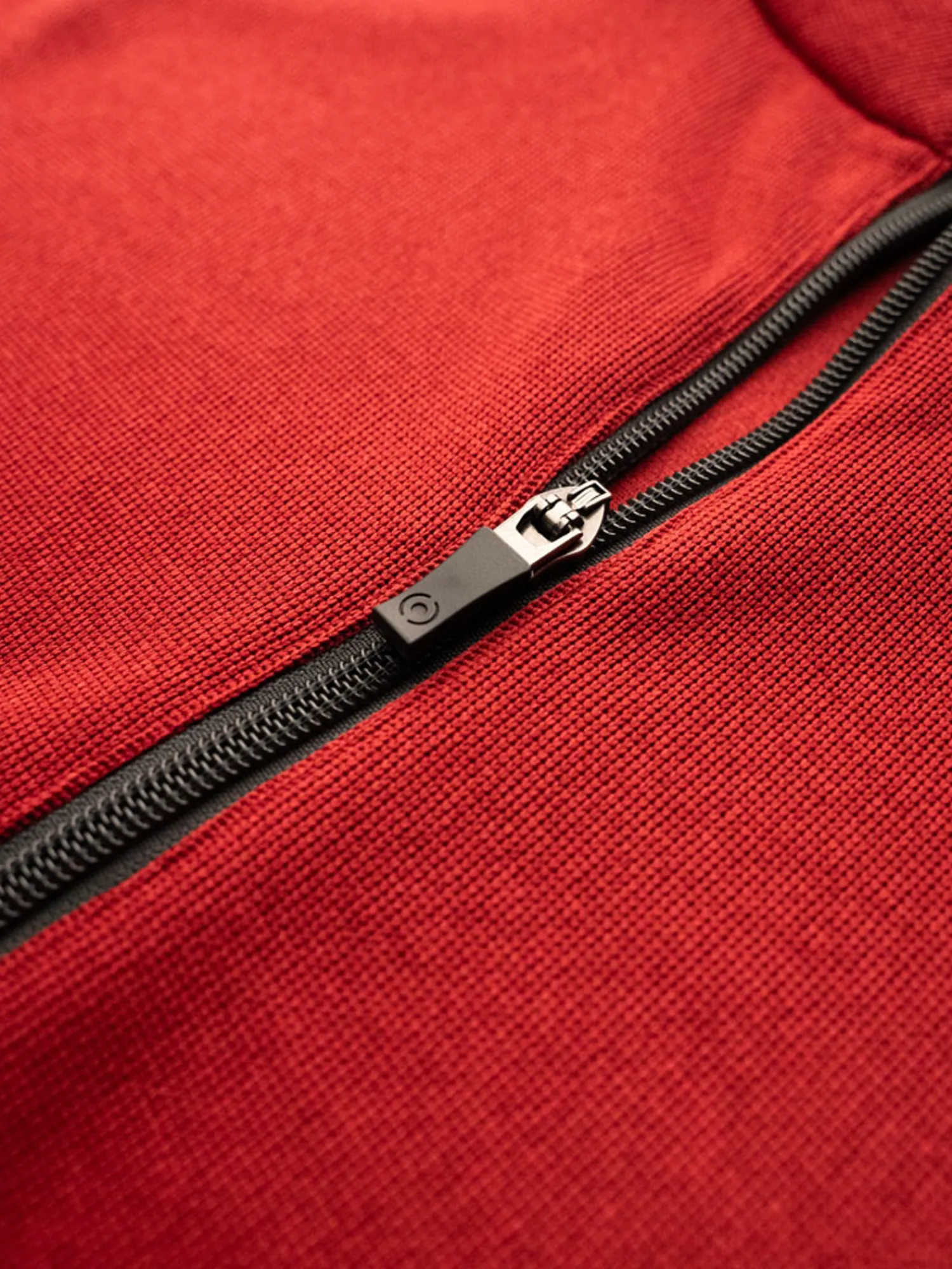 PING Jumpers|Ramsey 1/2 Zip Ribbed Fleece - Rich Red Marl