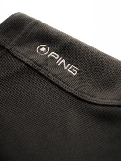PING Jumpers|Ramsey 1/2 Zip Ribbed Fleece - Black