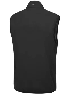 PING Vests|SensorWarm Ashbourne Full-Zip Vest - Black/Asphalt