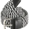 PING Belts|Women's Stretch Webbing Golf Belt - Black/White