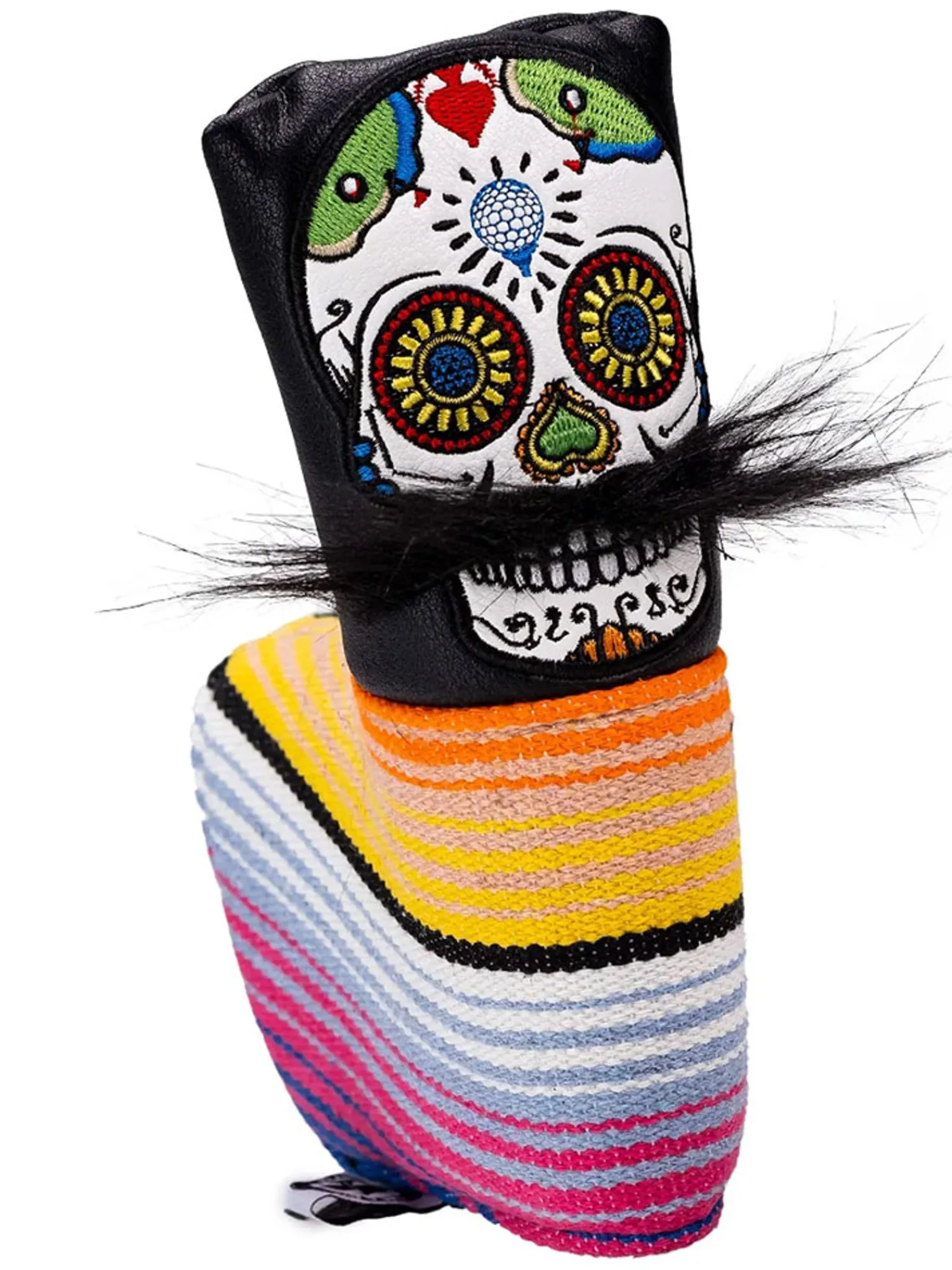Pins & Aces Club Covers|Club Covers - Mustache Sugar Skull