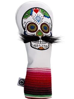 Pins & Aces Club Covers|Club Covers - Mustache Sugar Skull