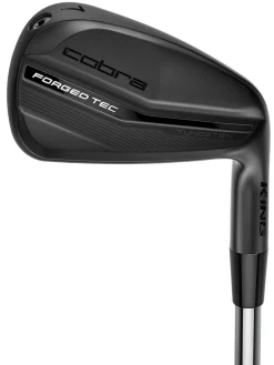 Cobra Pre-Owned Clubs|Pre-Owned Forged Tec 22 Black Steel Iron Set - LH - 4PW - Stiff