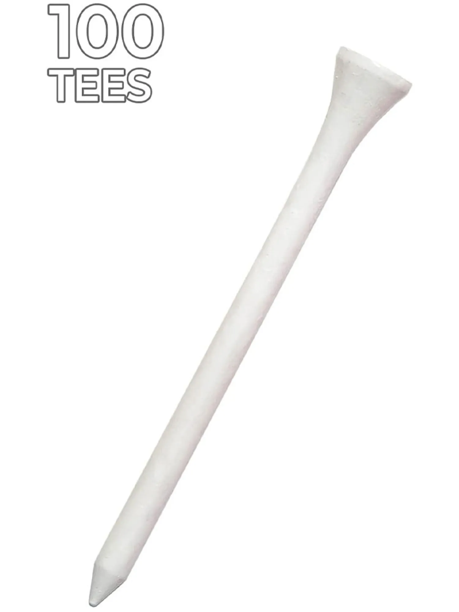 Pride Golf Tee Tees|Pride 2.75" Golf Tees 100 Pack - White