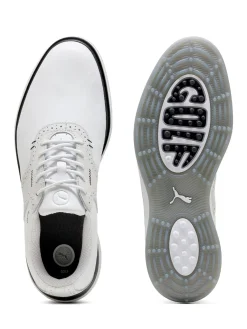 Puma Mens Golf Shoes|Avant Golf Shoes - White/Ash Grey/ Black