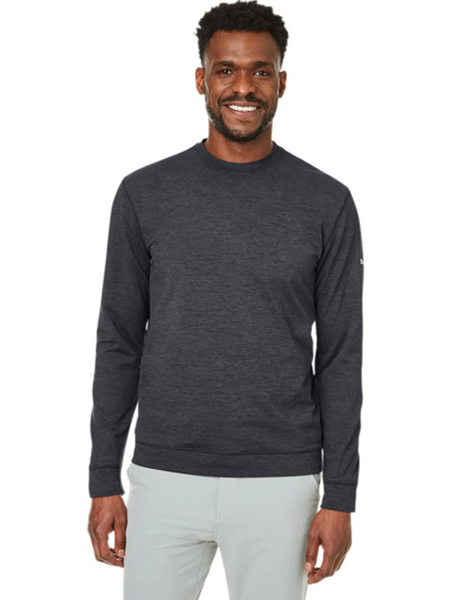 Puma Jumpers|CLOUDSPUN Crewneck - Black Heather