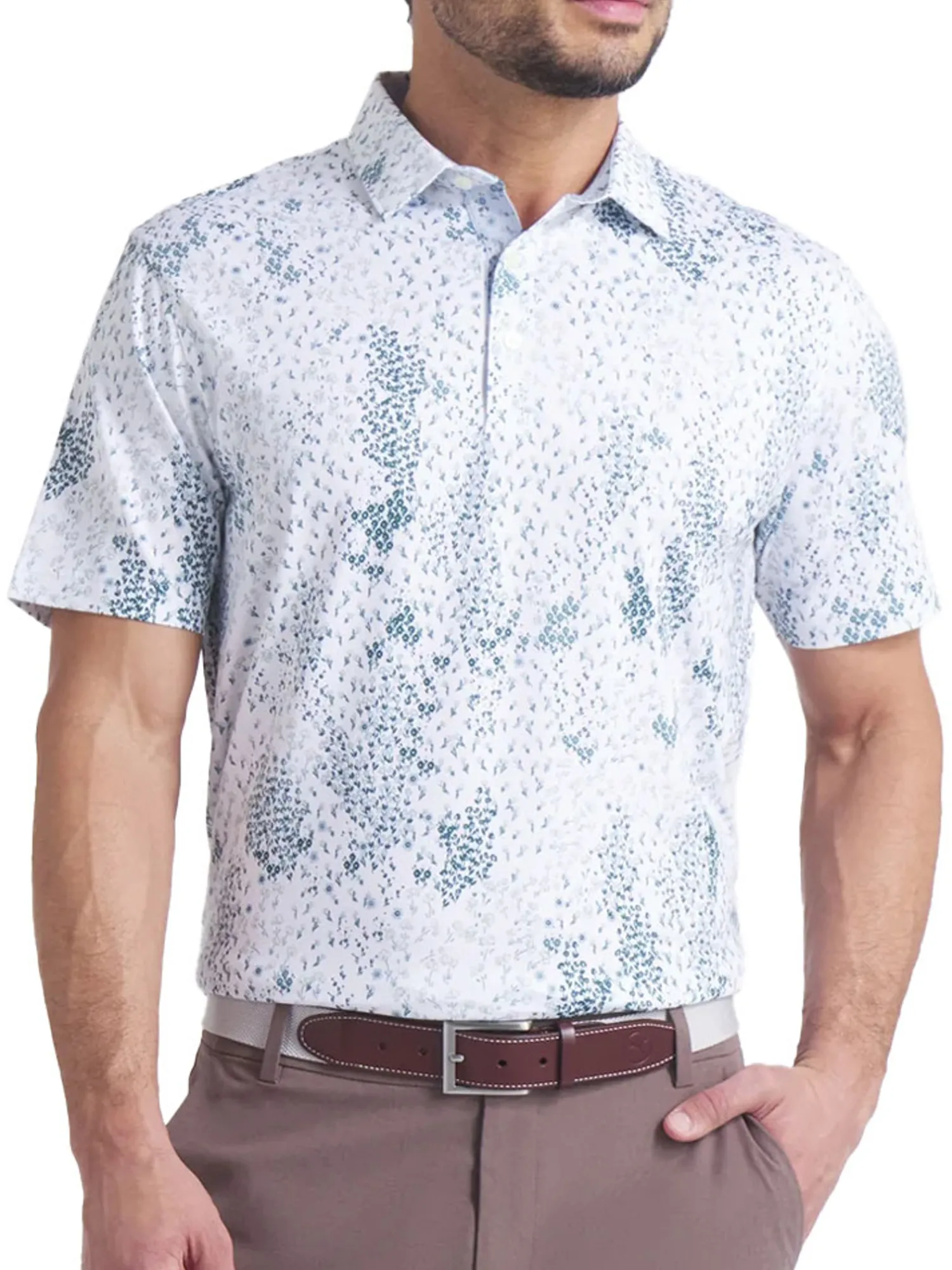 Puma Shirts|CLOUDSPUN Garden Golf Polo - White Glow