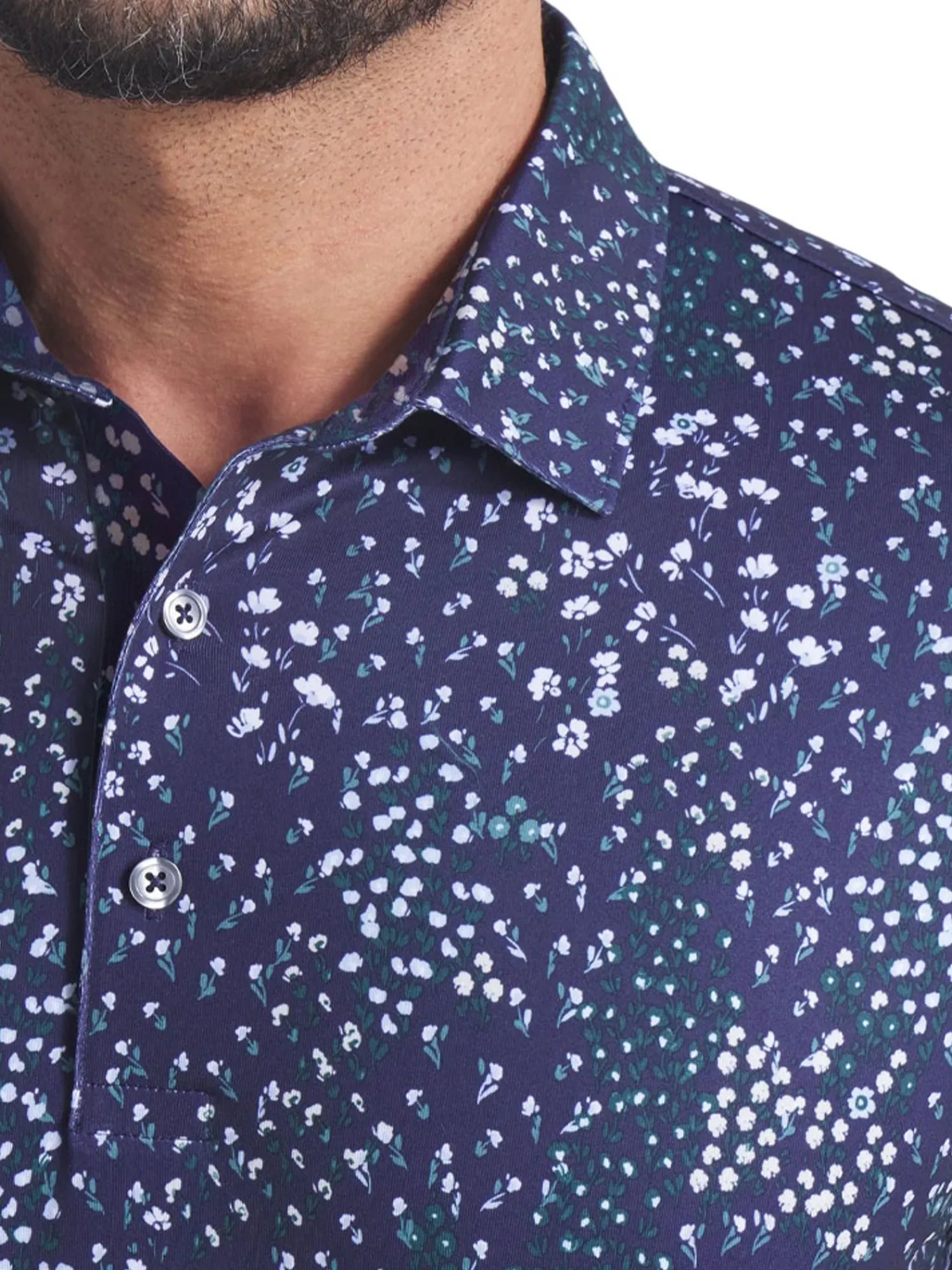 Puma Shirts|CLOUDSPUN Garden Golf Polo - Deep Navy