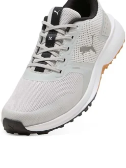 Puma Clearance Shoes|FUSION Grip 6 Golf Shoes - Feather Grey/ Black/Gum
