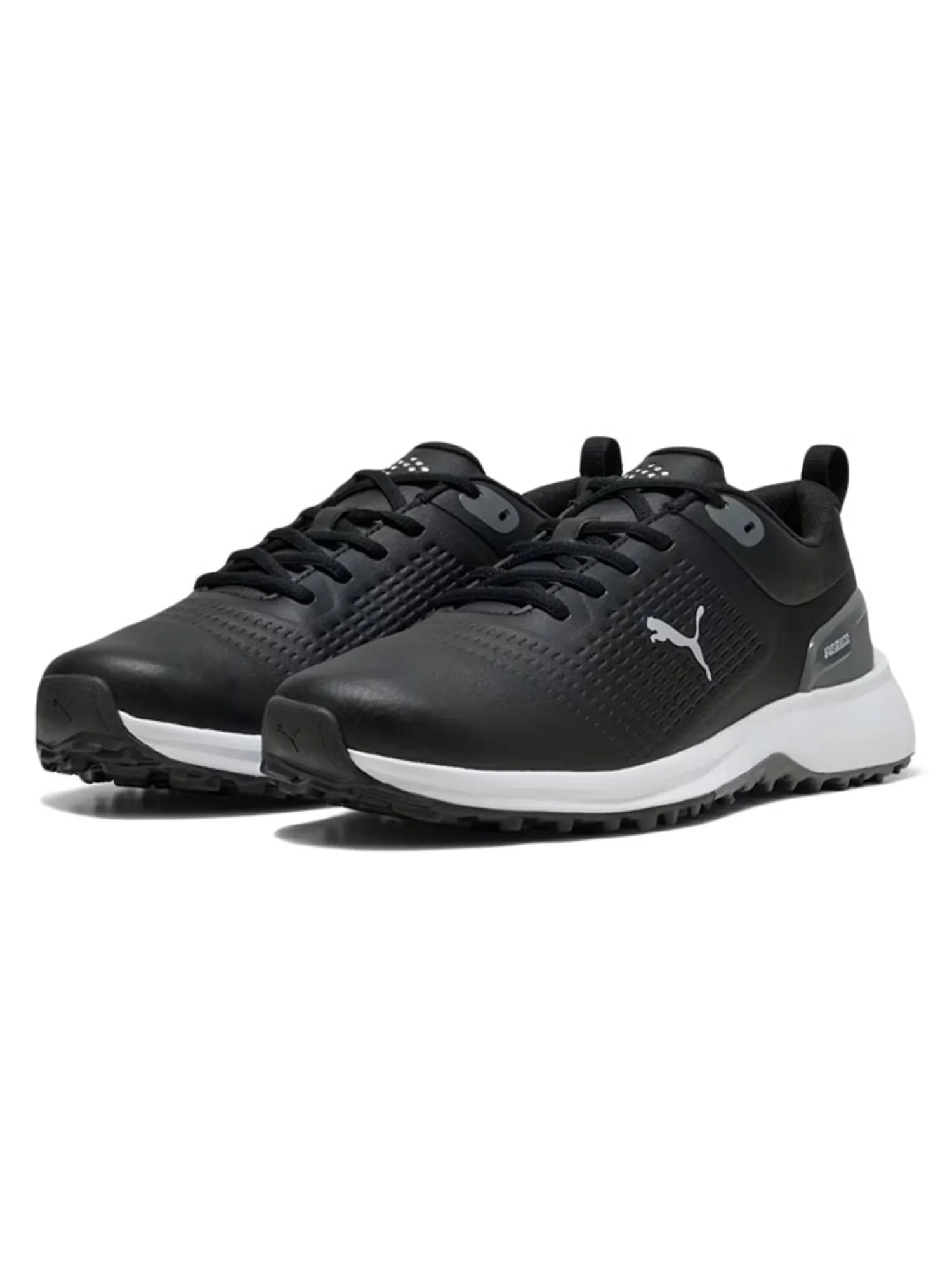 Puma Clearance Shoes|FUSION Plus Spikeless Golf Shoes - Black/ White