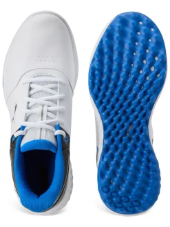 Puma Clearance Shoes|FUSION Smash Wide Golf Shoes - White/ Black/Team Royal